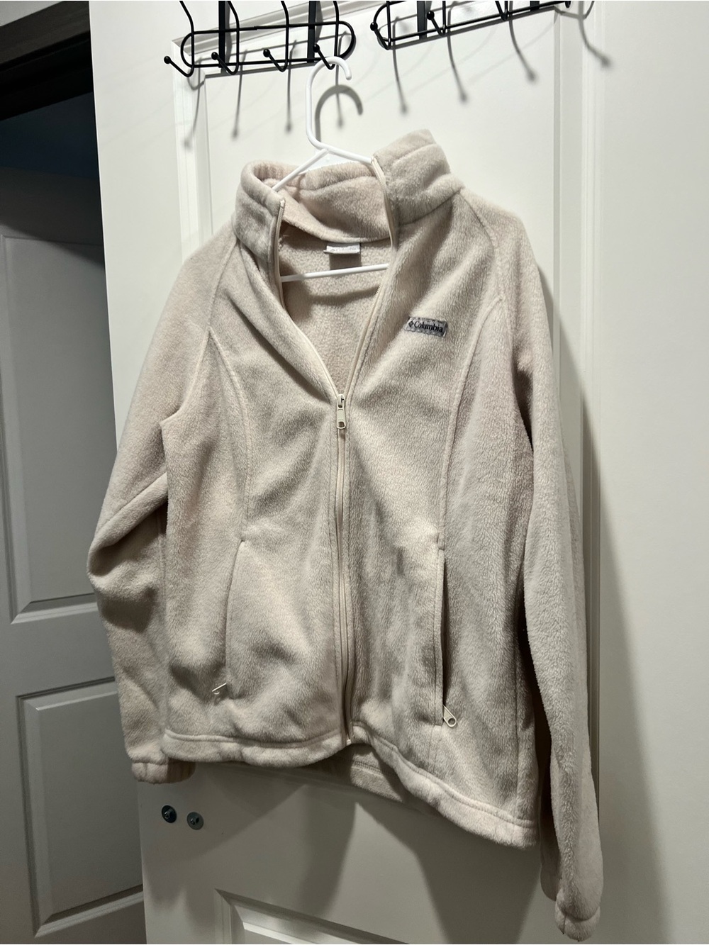 Columbia Cream Fleece Jacket